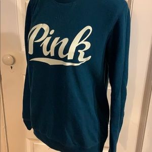 Pink crew neck sweatshirt